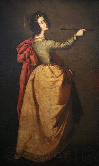 Francisco de Zurbaran Saint Ursula Germany oil painting art